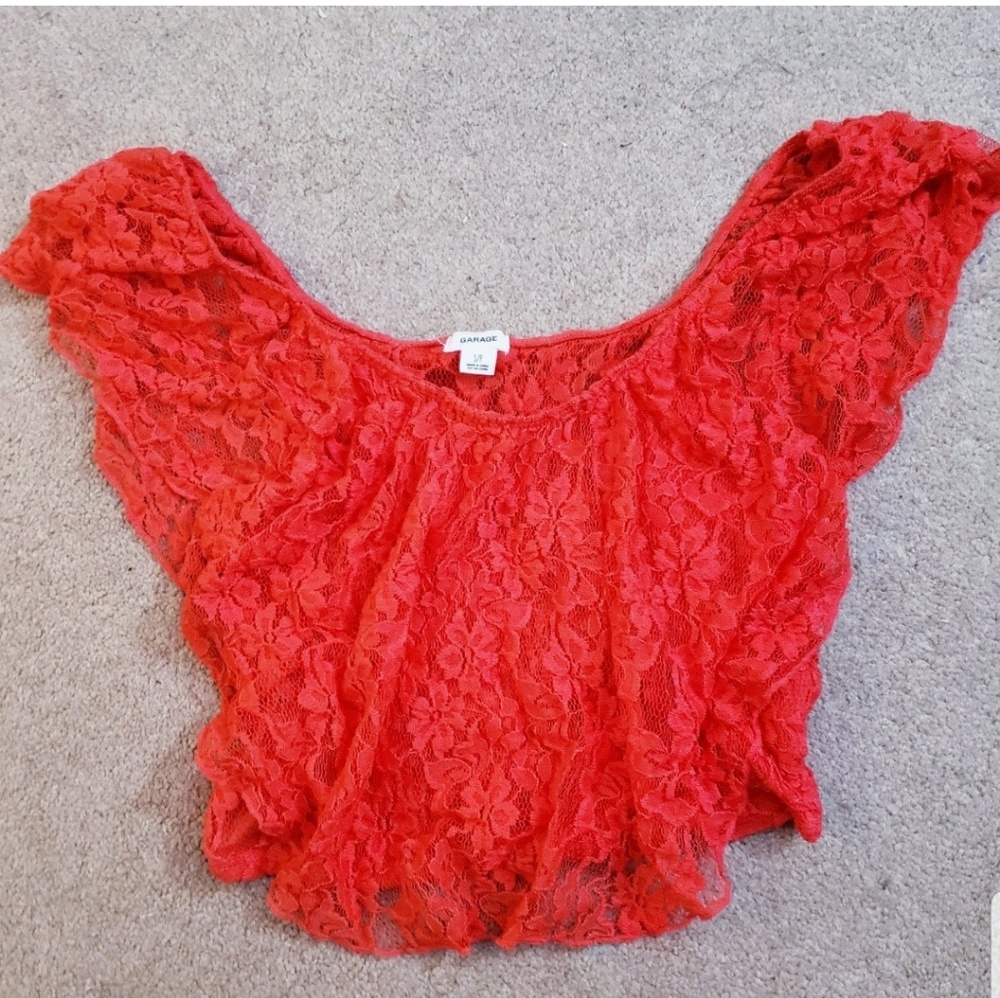 Bnwot lace crop top